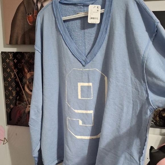 We The Free Light Blue Textured Top - Picture 8 of 11